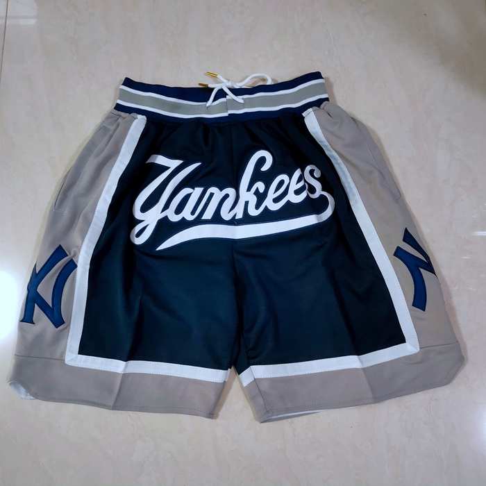 New York Yankees Just Don Dark Blue MLB Shorts New York Yankees Just Don Dark Blue MLB Shorts