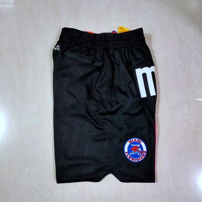 Miami Heat Just Don Black NBA Shorts