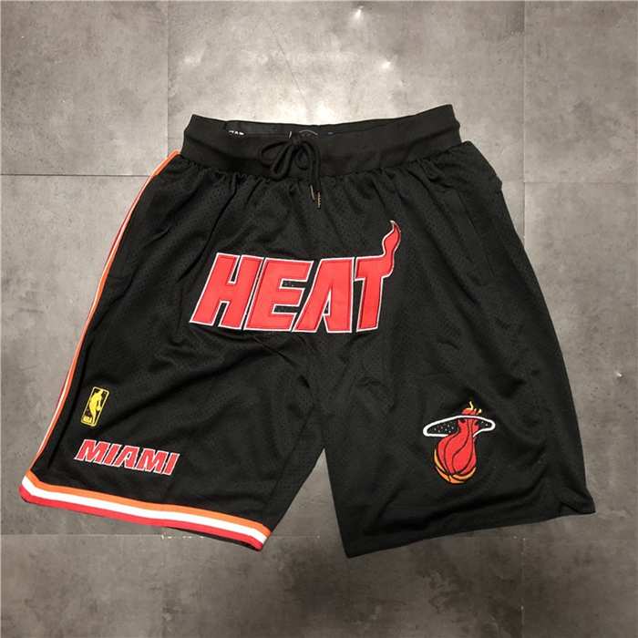 Miami Heat Just Don Black NBA Shorts 02 Miami Heat Just Don Black NBA Shorts 02