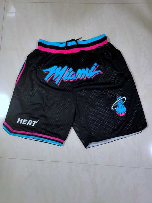 Miami Heat Just Don Black City NBA Shorts Miami Heat Just Don Black City NBA Shorts