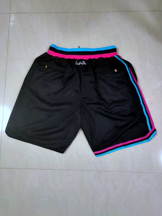 Miami Heat Just Don Black City NBA Shorts