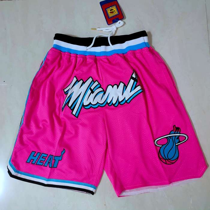 Miami Heat Just Don Pink City NBA Shorts Miami Heat Just Don Pink City NBA Shorts