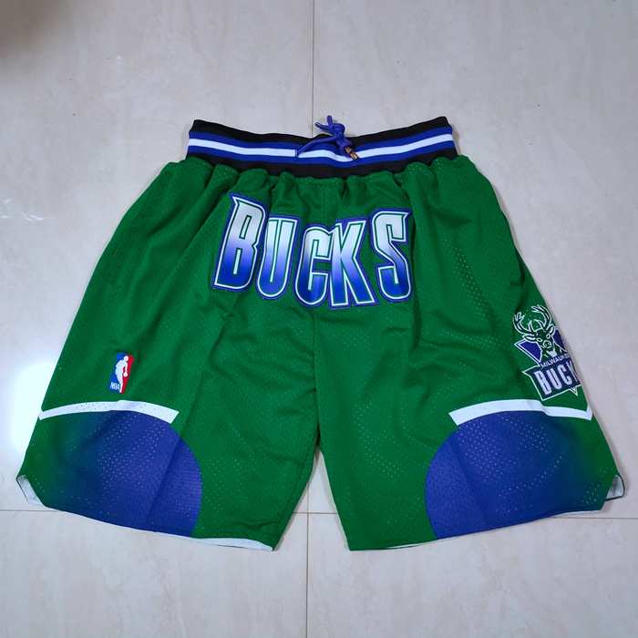 Milwaukee Bucks Just Don Green NBA Shorts Milwaukee Bucks Just Don Green NBA Shorts