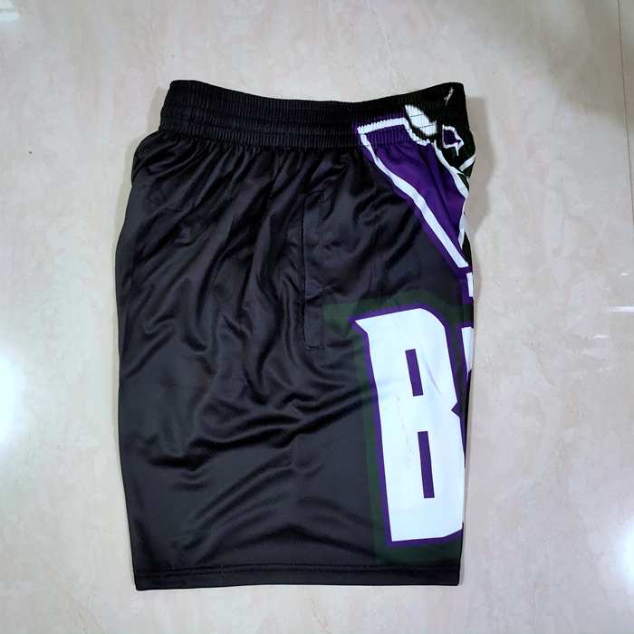 Milwaukee Bucks Mitchell&Ness Black NBA Shorts