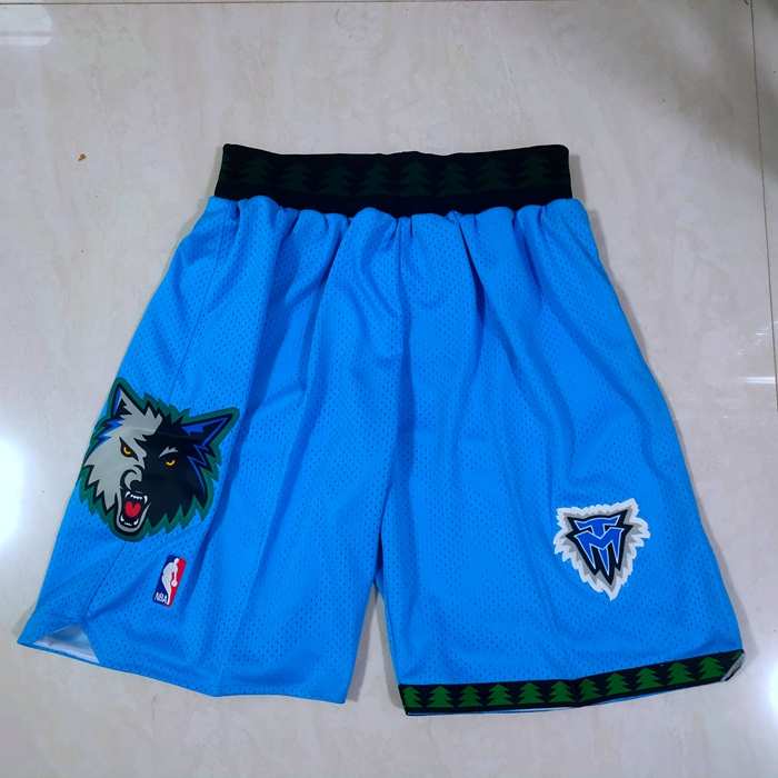Minnesota Timberwolves Blue NBA Shorts Minnesota Timberwolves Blue NBA Shorts