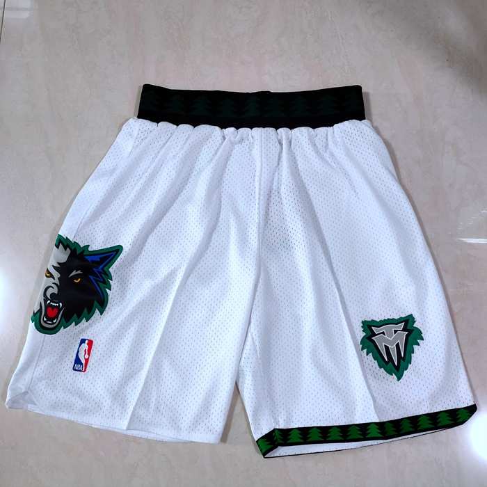Minnesota Timberwolves White Classics NBA Shorts Minnesota Timberwolves White Classics NBA Shorts
