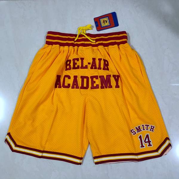 Movie Just Don Yellow NBA Shorts Movie Just Don Yellow NBA Shorts