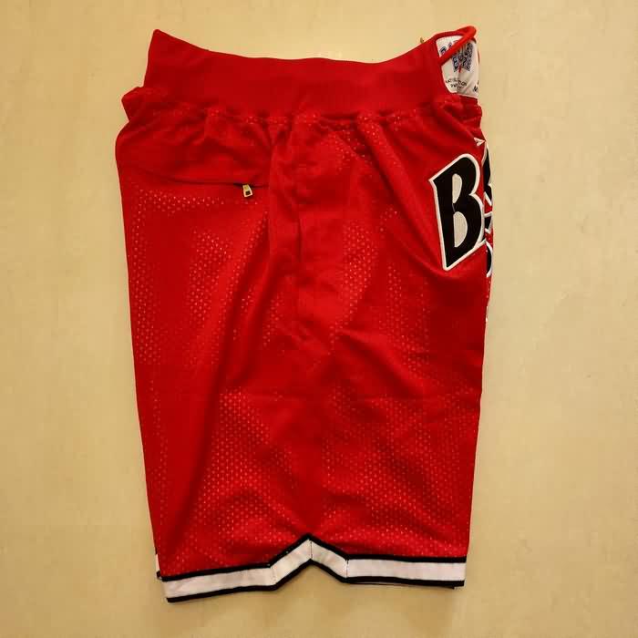 Movie Just Don Red Basketball Shorts