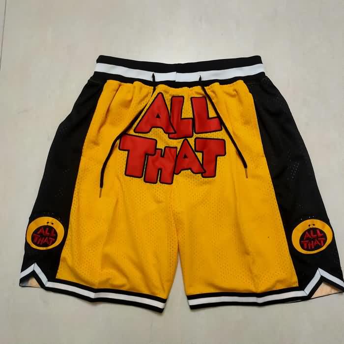 Movie Just Don Yellow Basketball Shorts 02 Movie Just Don Yellow Basketball Shorts 02