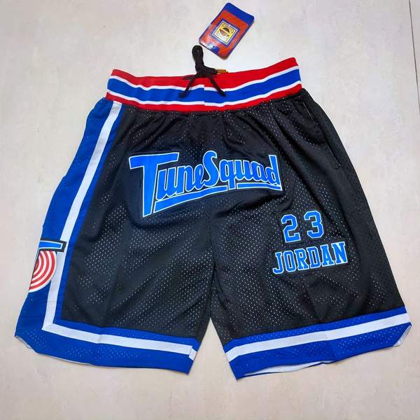 Movie Space Jam Just Don Black NBA Shorts 02 Movie Space Jam Just Don Black NBA Shorts 02