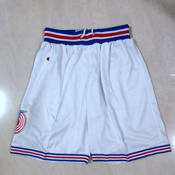 Movie Space Jam White NBA Shorts Movie Space Jam White NBA Shorts