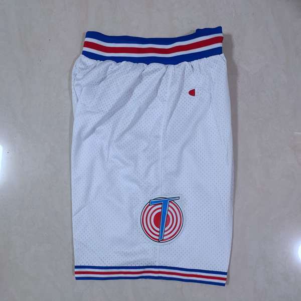 Movie Space Jam White NBA Shorts