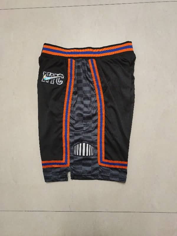 New York Knicks Black Basketball Shorts