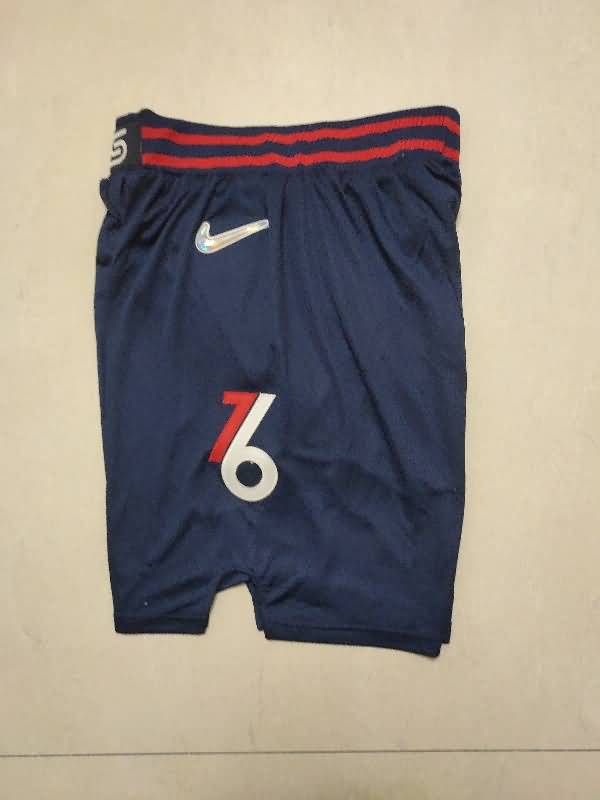 Philadelphia 76ers Dark Blue Basketball Shorts