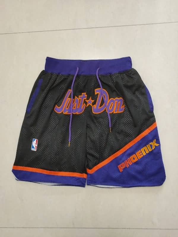 Phoenix Suns Just Don Black Basketball Shorts 03 Phoenix Suns Just Don Black Basketball Shorts 03