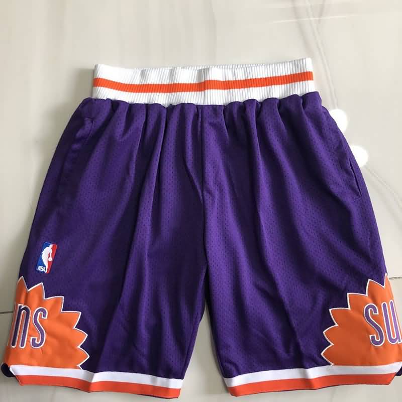 Phoenix Suns Mitchell&Ness Purple Basketball Shorts Phoenix Suns Mitchell&Ness Purple Basketball Shorts