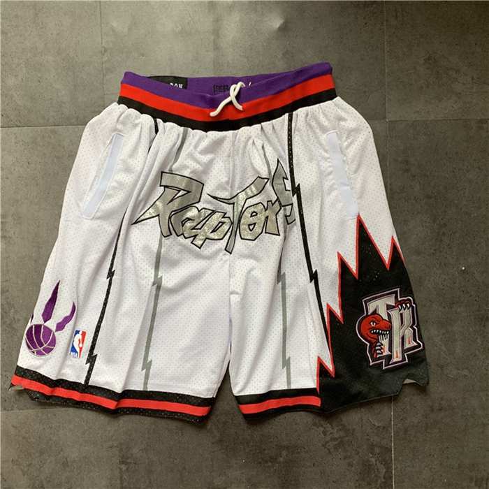Toronto Raptors Just Don White NBA Shorts Toronto Raptors Just Don White NBA Shorts