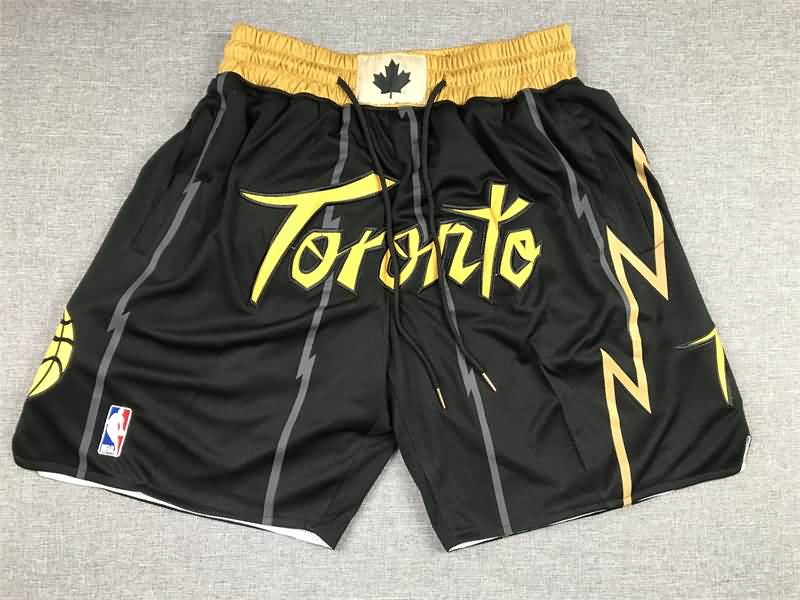Toronto Raptors Just Don Black Basketball Shorts Toronto Raptors Just Don Black Basketball Shorts