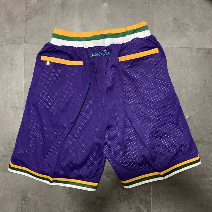 Utah Jazz Just Don Purple NBA Shorts