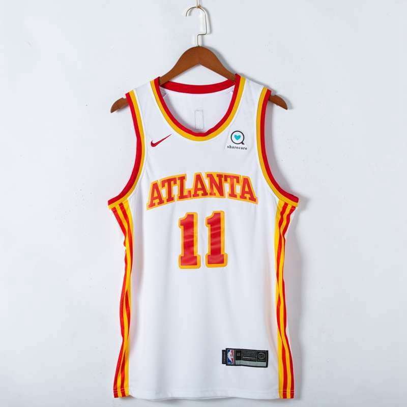 Atlanta Hawks 20/21 White #11 YOUNG Basketball Jersey (Stitched) Atlanta Hawks 20/21 White #11 YOUNG Basketball Jersey (Stitched)