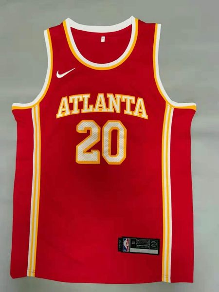 20/21 Atlanta Hawks Red #20 COLLINS Basketball Jersey (Stitched) 20/21 Atlanta Hawks Red #20 COLLINS Basketball Jersey (Stitched)