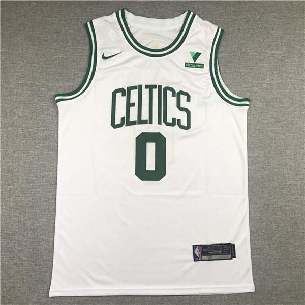 Boston Celtics 20/21 White #0 TATUM Basketball Jersey (Stitched) Boston Celtics 20/21 White #0 TATUM Basketball Jersey (Stitched)
