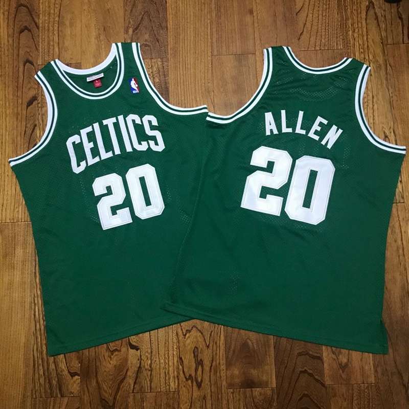 Boston Celtics 1996/97 Green #20 ALLEN Classics Basketball Jersey (Closely Stitched) Boston Celtics 1996/97 Green #20 ALLEN Classics Basketball Jersey (Closely Stitched)