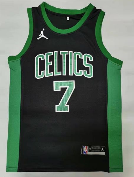 20/21 Boston Celtics Black #7 CROWN AJ Basketball Jersey (Stitched) 20/21 Boston Celtics Black #7 CROWN AJ Basketball Jersey (Stitched)