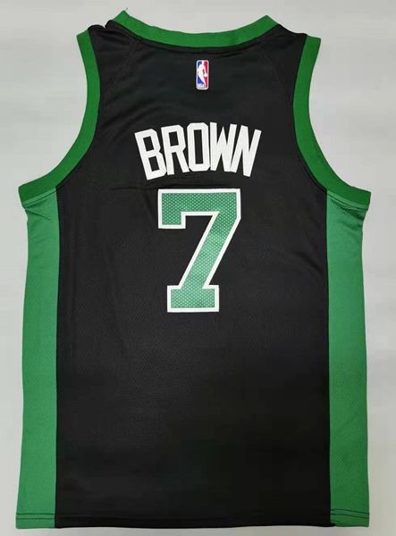 20/21 Boston Celtics Black #7 CROWN AJ Basketball Jersey (Stitched)
