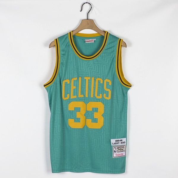 1985/86 Boston Celtics Green #33 BIRD Classics Basketball Jersey (Stitched) 02 1985/86 Boston Celtics Green #33 BIRD Classics Basketball Jersey (Stitched) 02