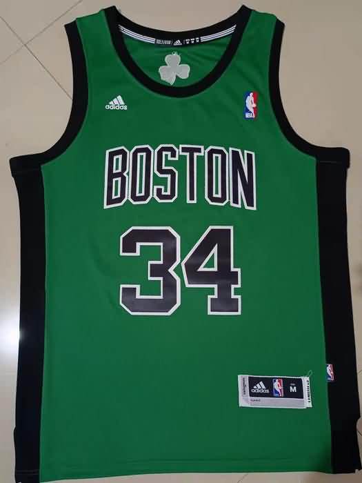 Boston Celtics Green #34 PIERCE Classics Basketball Jersey 02 (Stitched) Boston Celtics Green #34 PIERCE Classics Basketball Jersey 02 (Stitched)