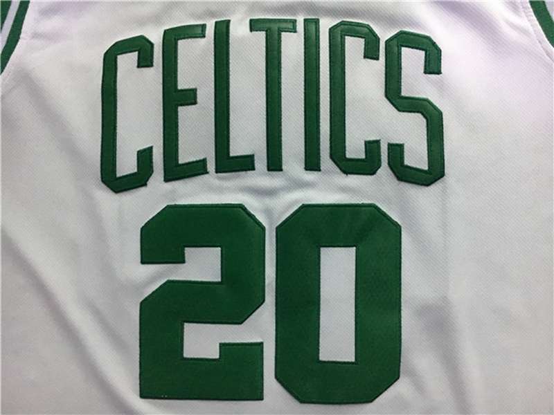 Boston Celtics White #20 ALLEN Classics Basketball Jersey (Stitched)
