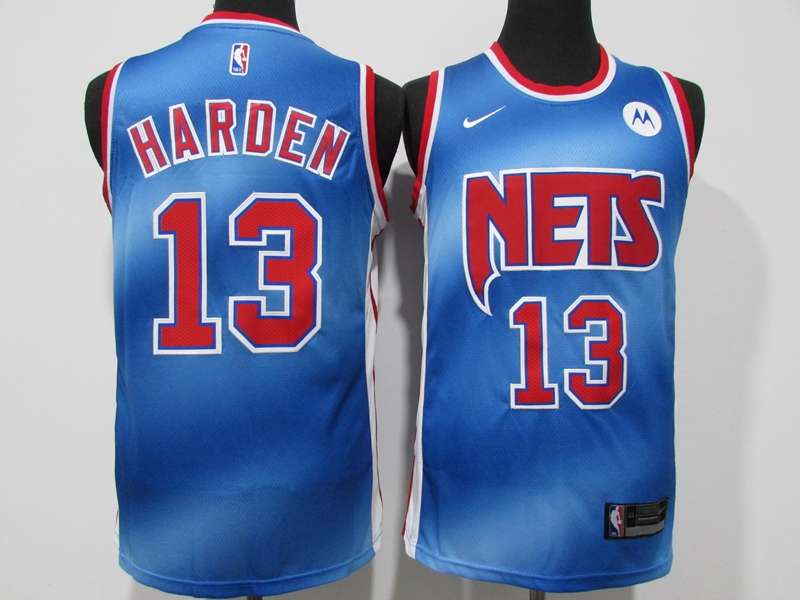 Brooklyn Nets 20/21 Blue #13 HARDEN Basketball Jersey (Stitched) Brooklyn Nets 20/21 Blue #13 HARDEN Basketball Jersey (Stitched)