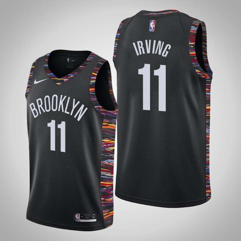 Brooklyn Nets 2020 Black #11 IRVING City Basketball Jersey (Stitched) Brooklyn Nets 2020 Black #11 IRVING City Basketball Jersey (Stitched)