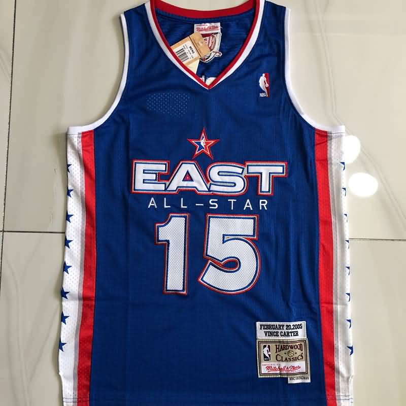 Brooklyn Nets 2005 Dark Blue #15 CARTER ALL-STAR Classics Basketball Jersey (Closely Stitched) Brooklyn Nets 2005 Dark Blue #15 CARTER ALL-STAR Classics Basketball Jersey (Closely Stitched)