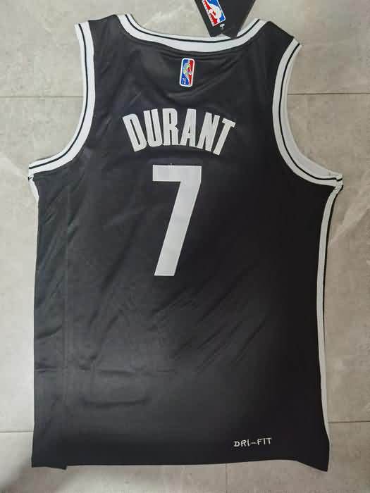 Brooklyn Nets 21/22 Black #7 DURANT Basketball Jersey (Stitched)