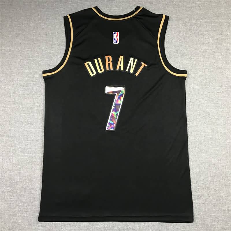 Brooklyn Nets 21/22 Black #7 DURANT Basketball Jersey 02 (Stitched)