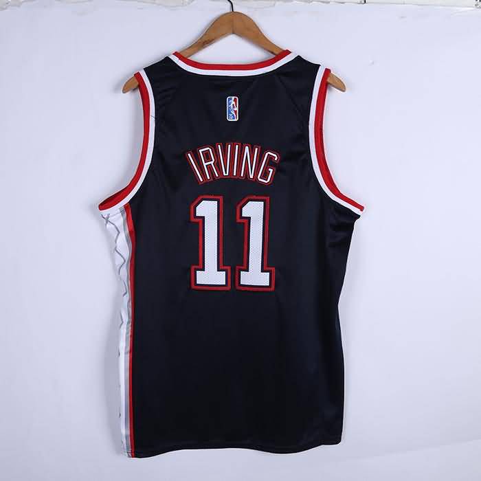 Brooklyn Nets 21/22 Dark Blue #11 IRVING City Basketball Jersey (Stitched)