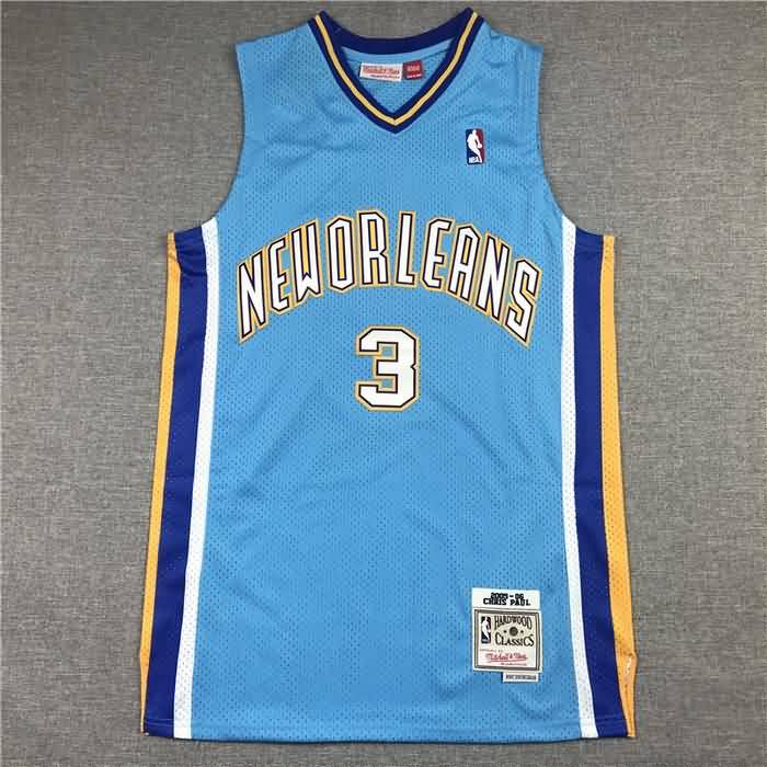 Charlotte Hornets 2005/06 Blue #3 PAUL Classics Basketball Jersey (Stitched) Charlotte Hornets 2005/06 Blue #3 PAUL Classics Basketball Jersey (Stitched)
