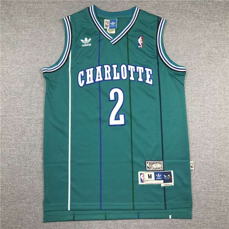 Charlotte Hornets Green #2 JOHNSON Classics Basketball Jersey (Stitched) Charlotte Hornets Green #2 JOHNSON Classics Basketball Jersey (Stitched)