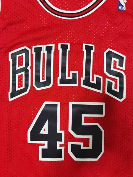 Chicago Bulls 1994/95 Red #45 JORDAN Classics Basketball Jersey (Stitched)