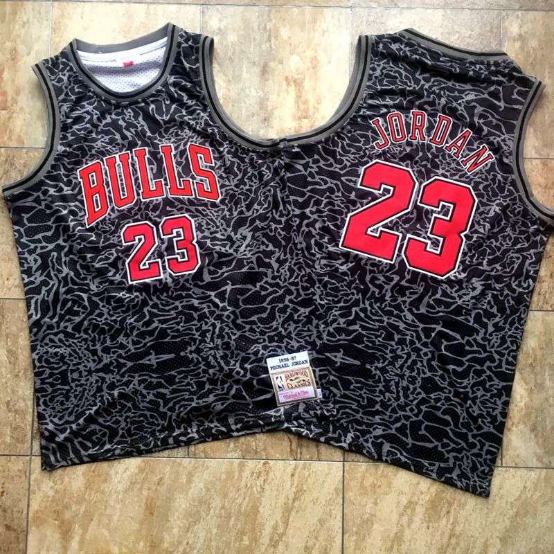 Chicago Bulls 1996/97 Black #23 JORDAN Classics Basketball Jersey (Closely Stitched) Chicago Bulls 1996/97 Black #23 JORDAN Classics Basketball Jersey (Closely Stitched)
