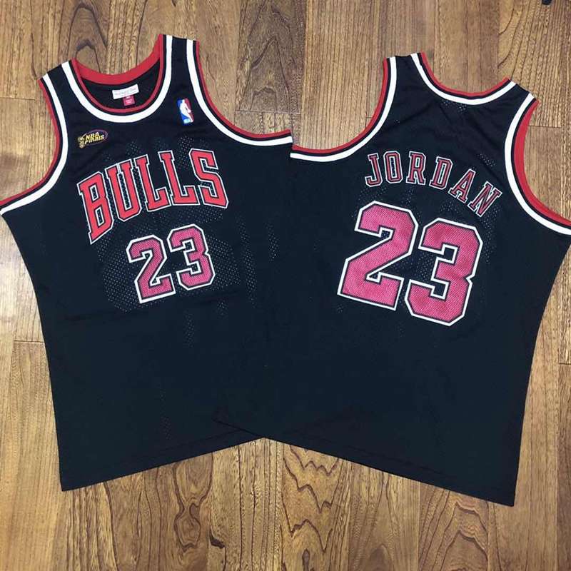 Chicago Bulls 1996/97 Black #23 JORDAN Finals Classics Basketball Jersey (Closely Stitched) Chicago Bulls 1996/97 Black #23 JORDAN Finals Classics Basketball Jersey (Closely Stitched)