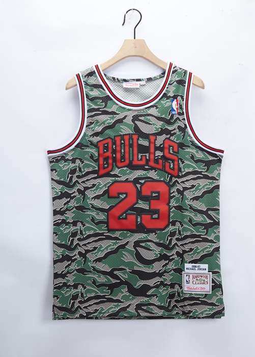 Chicago Bulls 1996/97 Camouflage #23 JORDAN Classics Basketball Jersey (Stitched) Chicago Bulls 1996/97 Camouflage #23 JORDAN Classics Basketball Jersey (Stitched)