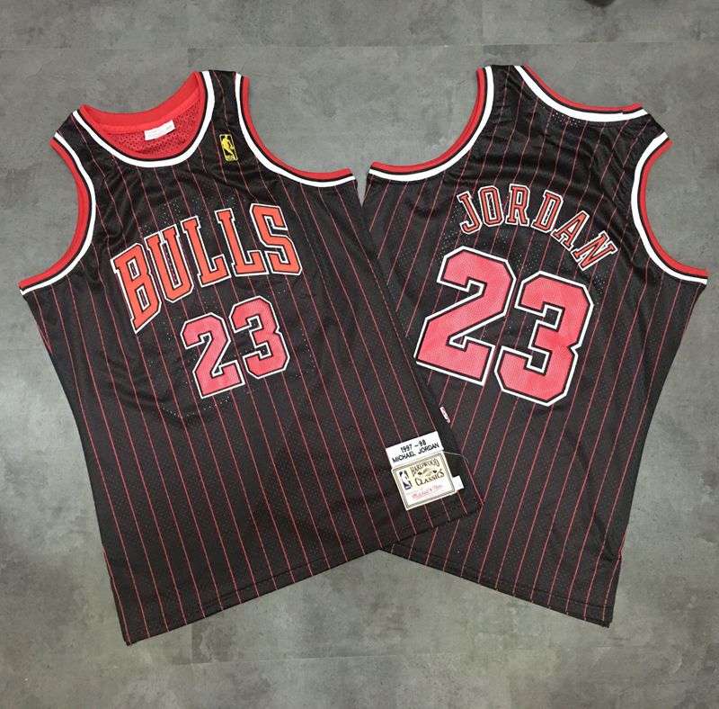 Chicago Bulls 1997/98 Black #23 JORDAN Classics Basketball Jersey (Closely Stitched) Chicago Bulls 1997/98 Black #23 JORDAN Classics Basketball Jersey (Closely Stitched)