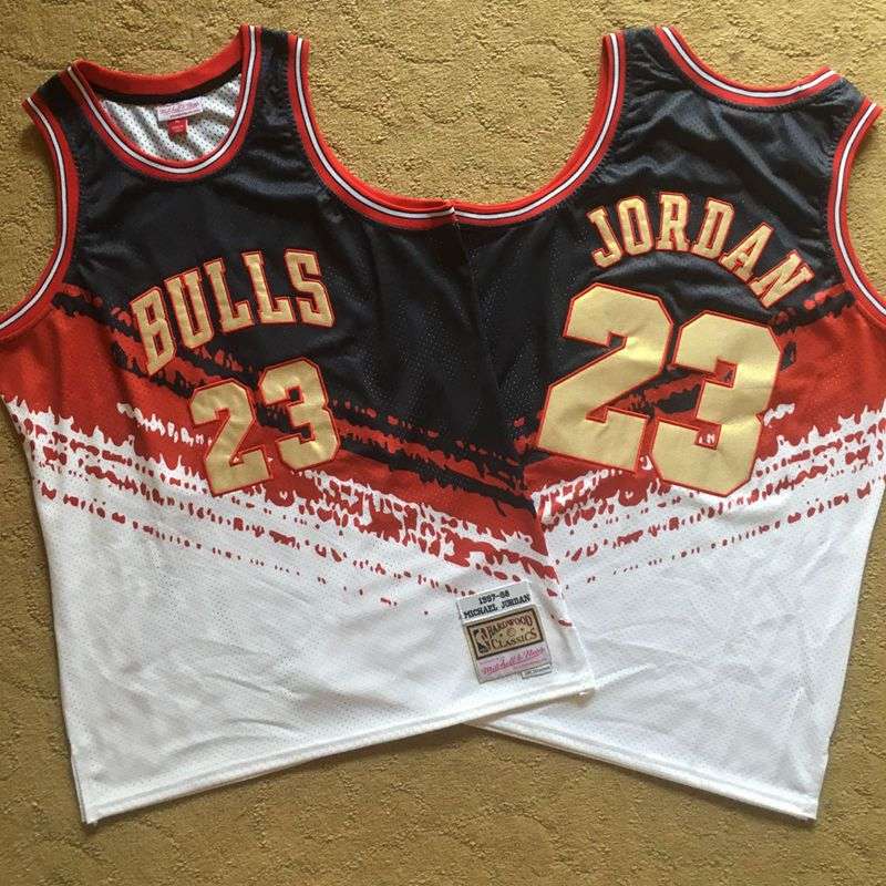 Chicago Bulls 1997/98 Black White #23 JORDAN Classics Basketball Jersey (Closely Stitched) Chicago Bulls 1997/98 Black White #23 JORDAN Classics Basketball Jersey (Closely Stitched)