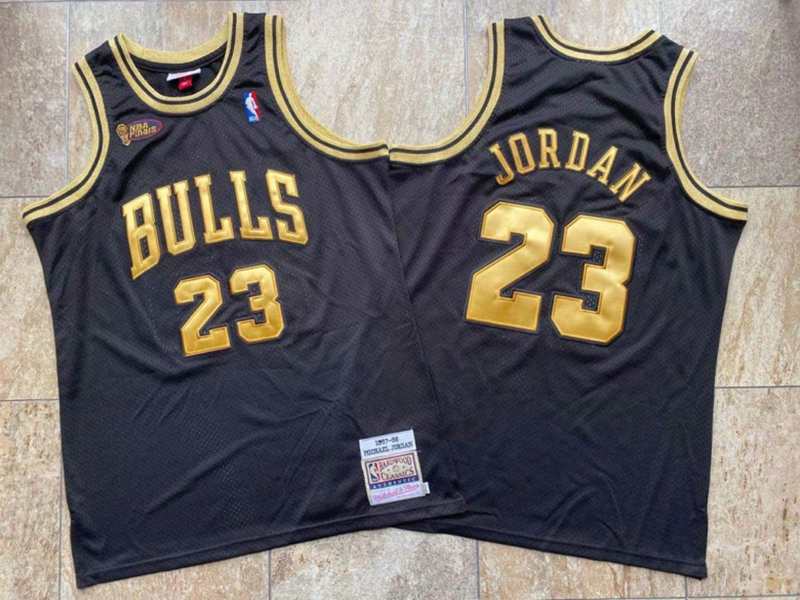 Chicago Bulls 1997/98 Black #23 JORDAN Finals Classics Basketball Jersey (Closely Stitched) Chicago Bulls 1997/98 Black #23 JORDAN Finals Classics Basketball Jersey (Closely Stitched)