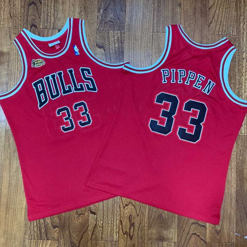 Chicago Bulls 1997/98 Red #33 PIPPEN Finals Classics Basketball Jersey (Closely Stitched) Chicago Bulls 1997/98 Red #33 PIPPEN Finals Classics Basketball Jersey (Closely Stitched)
