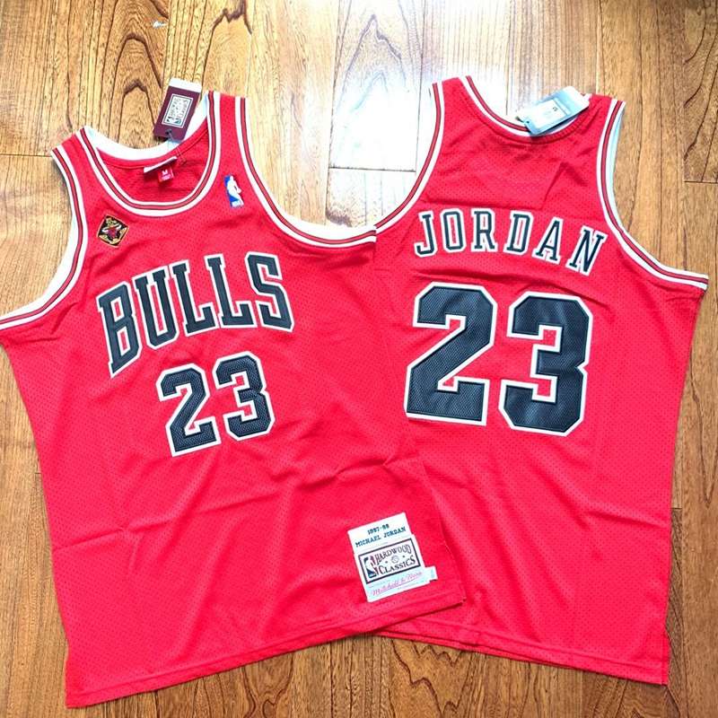 Chicago Bulls 1997/98 Red #23 JORDAN Classics Basketball Jersey (Closely Stitched) Chicago Bulls 1997/98 Red #23 JORDAN Classics Basketball Jersey (Closely Stitched)