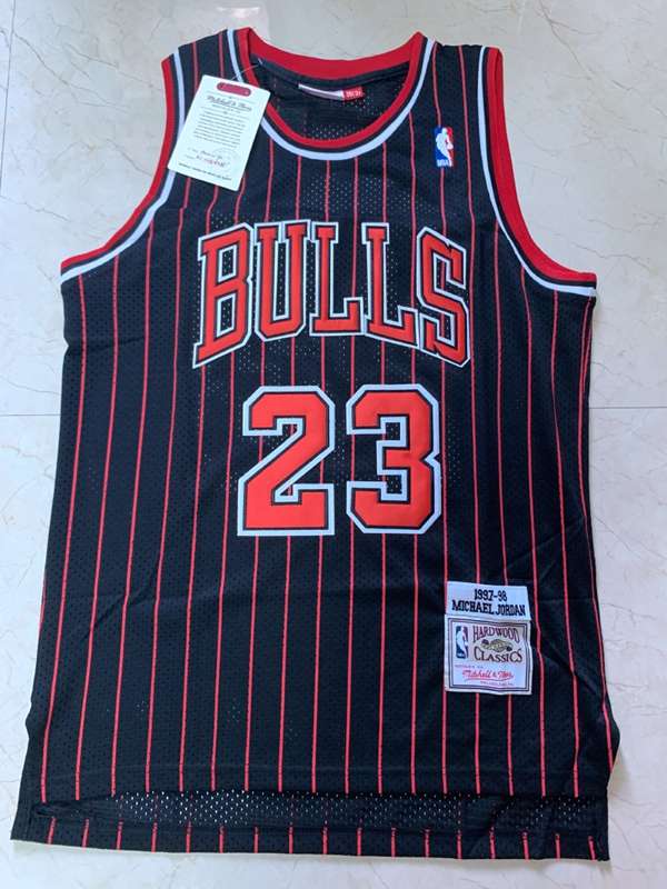 Chicago Bulls 1997/98 Black #23 JORDAN Classics Basketball Jersey (Stitched) Chicago Bulls 1997/98 Black #23 JORDAN Classics Basketball Jersey (Stitched)